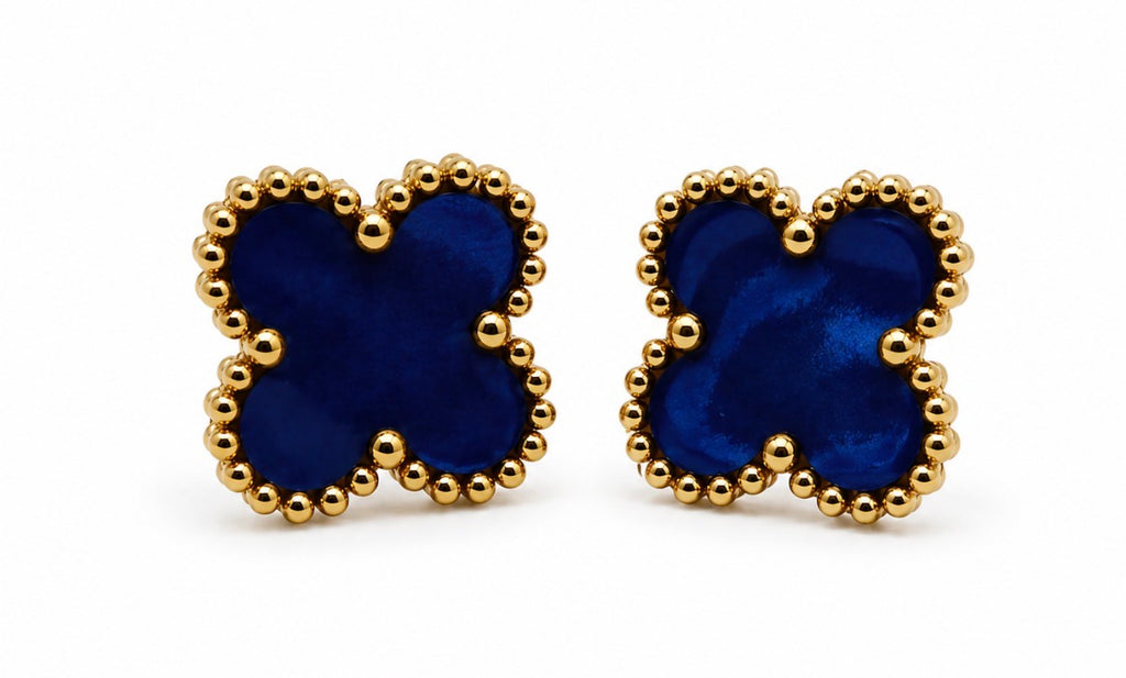 Boucles d'oreilles Puces TREFLE