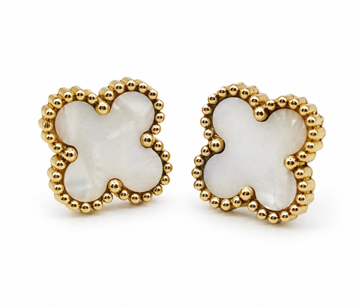 Boucles d'oreilles Puces TREFLE