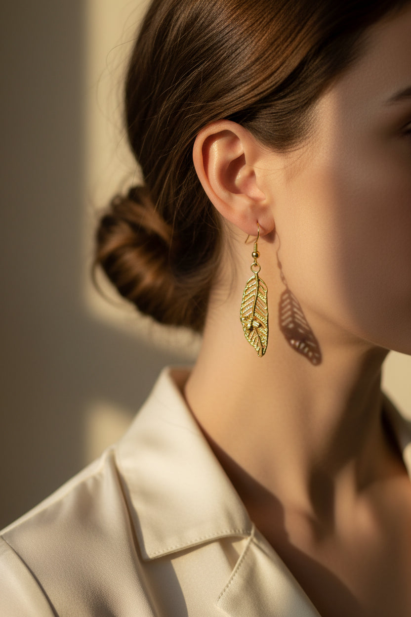 Boucles d'oreilles PLUME